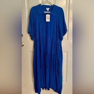 LuLaRoe Royal Blue Tiered Dress